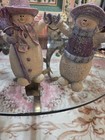 2 Cute Purple & White Snowmen For Christmas — photo 1