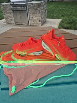 Nike Air Zoom Alphafly Next% 3 Bright Crimson Lime Men 6.5 Women's 8 FD8311-600 