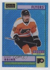 2022 O-Pee-Chee Platinum Retro Rookies Blue Traxx 143/199 Bobby Brink #R-79 18fy