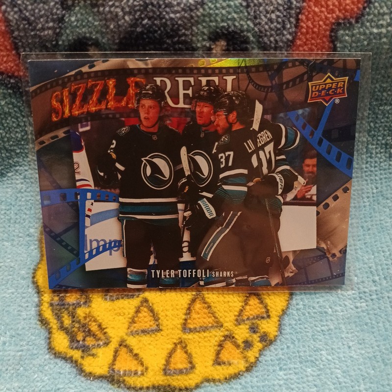 Upper Deck 2025-26 Series 2 Tyler Toffoli Sharks Sizzle Reel SR-69 Hockey Card