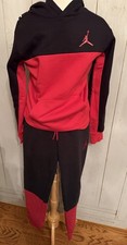 Nike Air Jordan Colorblock Boys Hoodie PANTS Tracksuit 2pc Set Size L-12-13Yx8
