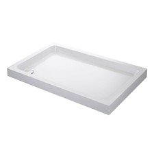 Mira Flight Shower Tray Rectangular Deep Profile Stone Resin Waste 1200 x 900mm