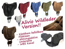 WILDLEDER "ALIVIO" Reitpad mit WBS Kanal & Kammeraufbau durch befüllbare Filzkis
