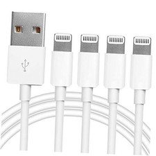 4Pack Apple MFi Certified Charger Lightning to USB Charging Cable Cord