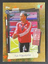 Rio Ngumoha 2025-26 Topps Focus Liverpool Fc Snapshots Gold Stars RC /50 #7