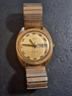 Vintage Mens TIMEX ELECTRIC DYNABEAT Day Date Watch Runs Some As Shown!