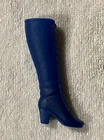 Vintage Mod Barbie Blue Squishy Single Lace-Up Boot from #1056 & #1063 - Japan