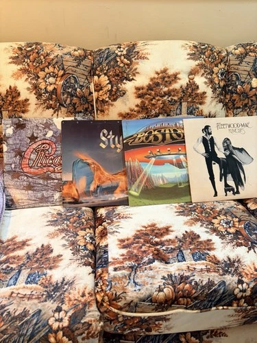 Classic Rock Vinyl Lot Boston Fleetwood Mac Chicago Styx LP Records