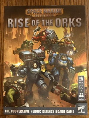 Warhammer 40K Space Marine Adventures RISE OF THE ORKS Games Workshop (NO Minis)