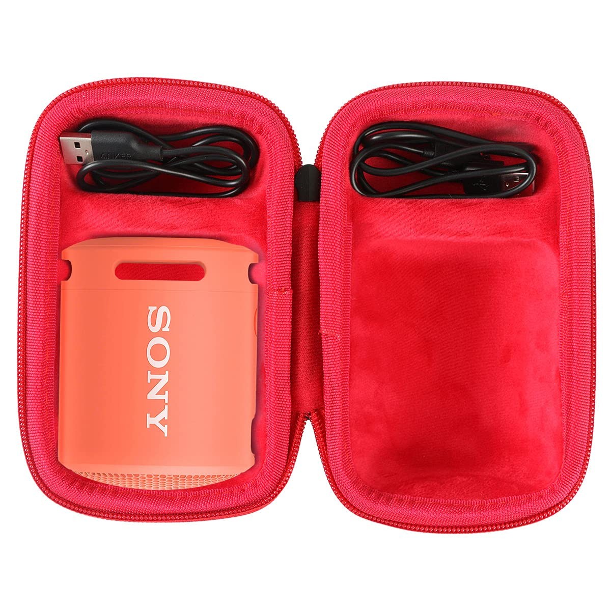 Housse de voyage Sony SRS-XB12 en finition premium avec fermeture robuste