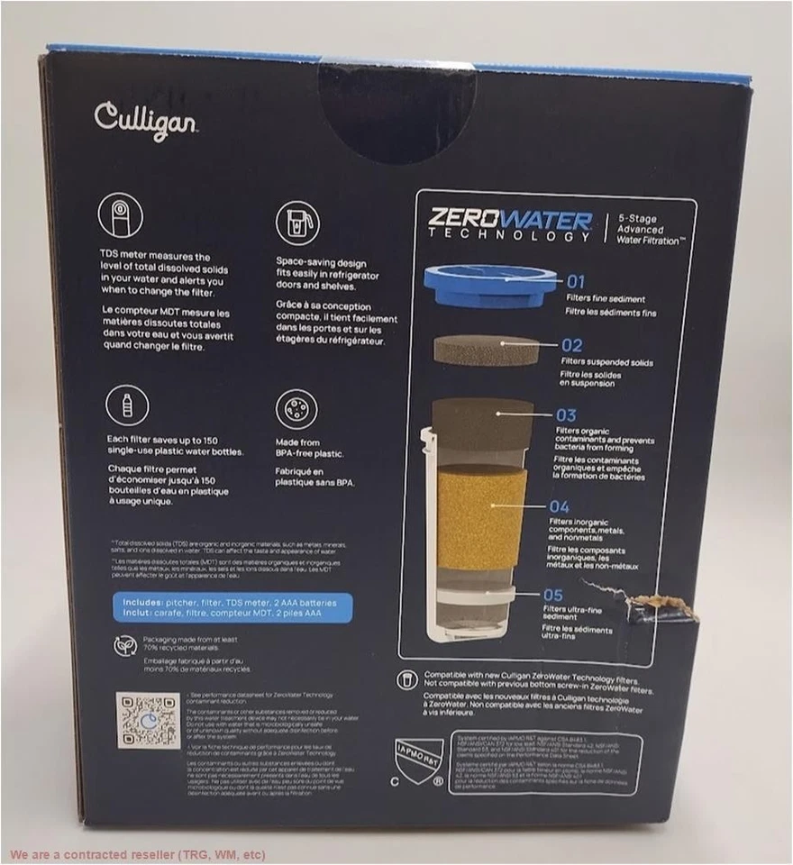 Dispensador de 7 tazas Culligan con tecnología ZeroWater VER DETALLES Foto 3 de 3