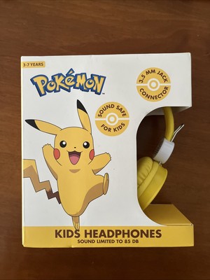 Pokemon Pikachu Kopfhörer max 85 DB for Kids Neu&Ovp