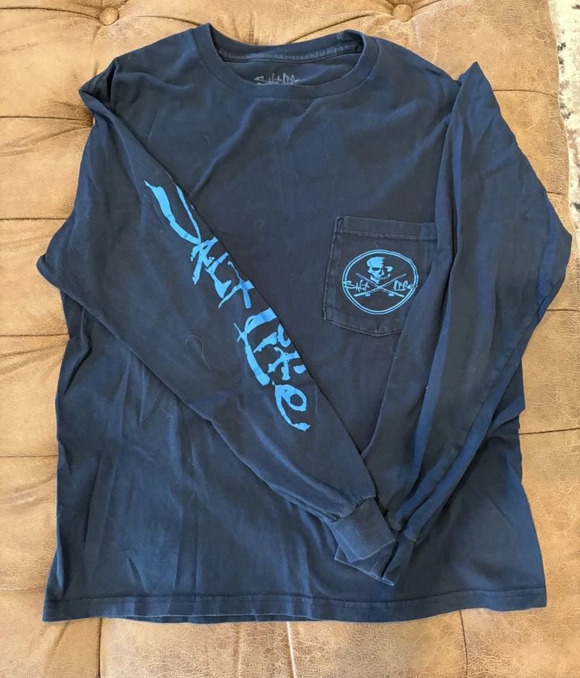 Lote de 8 camisas de manga larga para hombre (Salt Life, Old Navy y Under Armour) Foto 4 de 4