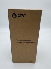 AT T TRIMLINE 213-11 Corded Home Phone with Extra Big Buttons  Visual Ringer