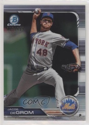2019 Bowman Chrome Refractor /499 Jacob deGrom #49 7qg