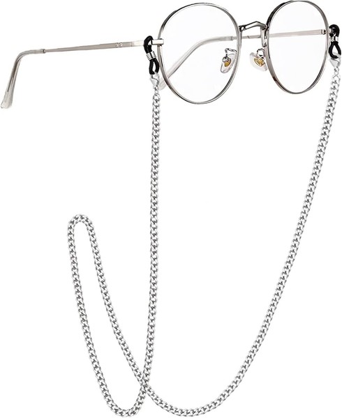Brillenkette Damen Edelstahl Wasserfest Glieder-Kette FüR Brillen Sonnenbrillen-image