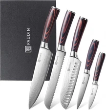 NIB PAUDIN  5 Piece Kitchen Knife Set