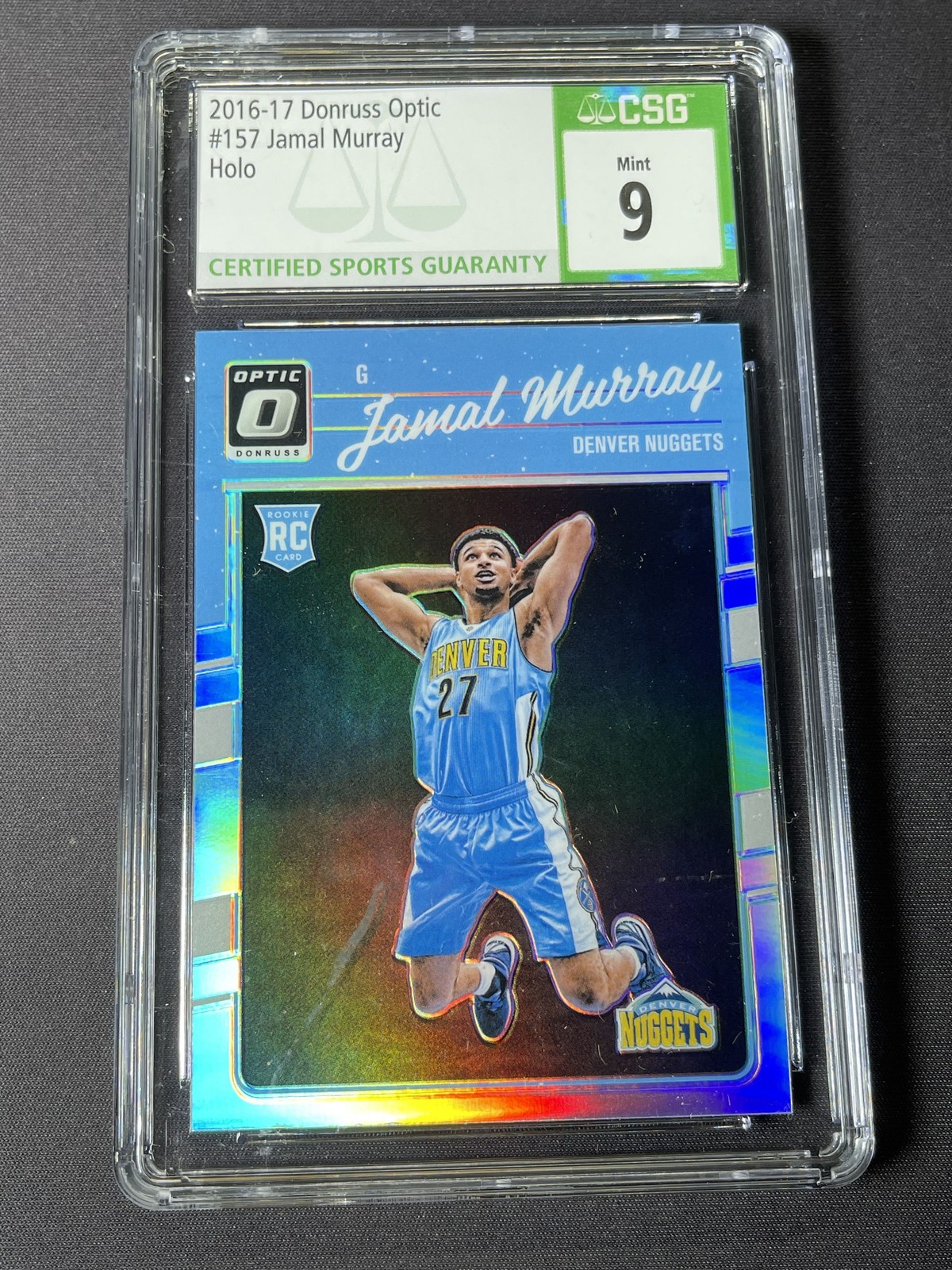 2016-17 Panini Donruss Optic - Holo Silver Prizm #157 Jamal Murray (RC)