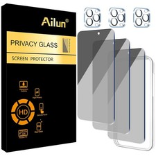 Ailun 3Pack Privacy Screen Protector for iPhone 15 15 Pro Max-6.7 Inch