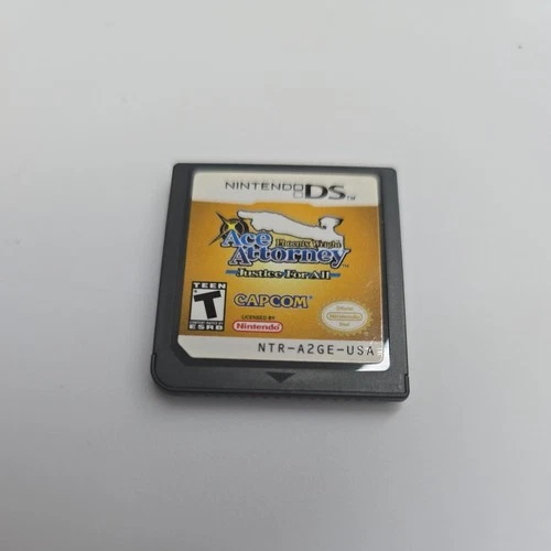 Phoenix Wright: Ace Attorney Justice for All (Nintendo DS, 2007) Cartridge Only
