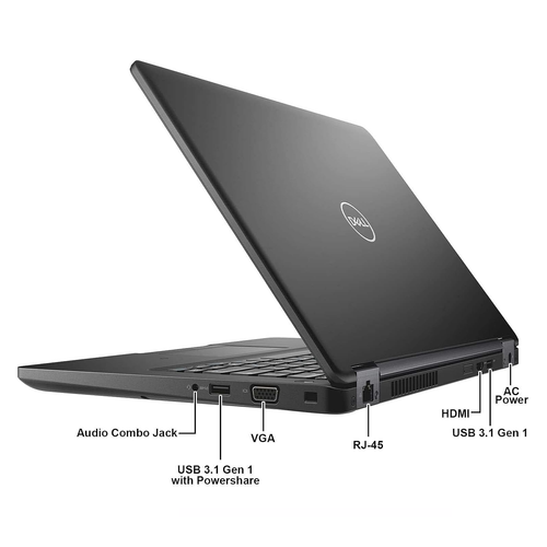 Fast Dell Latitude 5490 Laptop Core i5-8350U 8GB RAM 256GB SSD Webcam Windows 11 - Picture 11 of 12