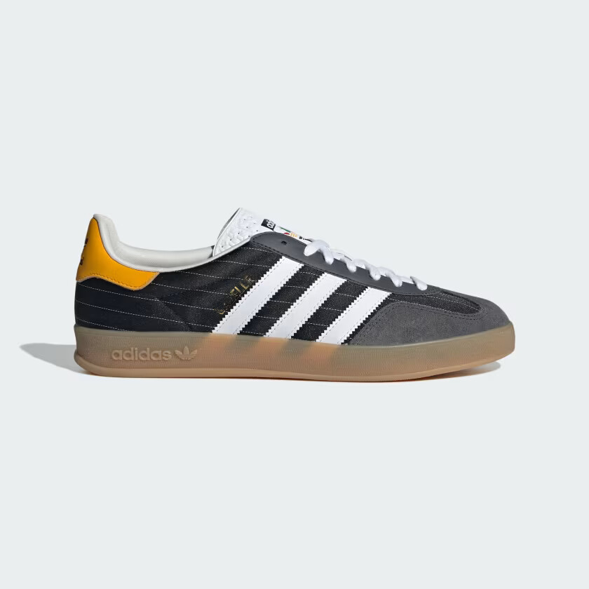 Мужская домашняя обувь adidas Gazelle IF9642 Core Black / Cloud White / Резинка