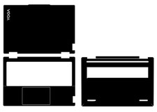 Carbon Vinyl Sticker Skin Decals Cover for Lenovo Yoga 7i 14IRL8 14c 2023 Laptop