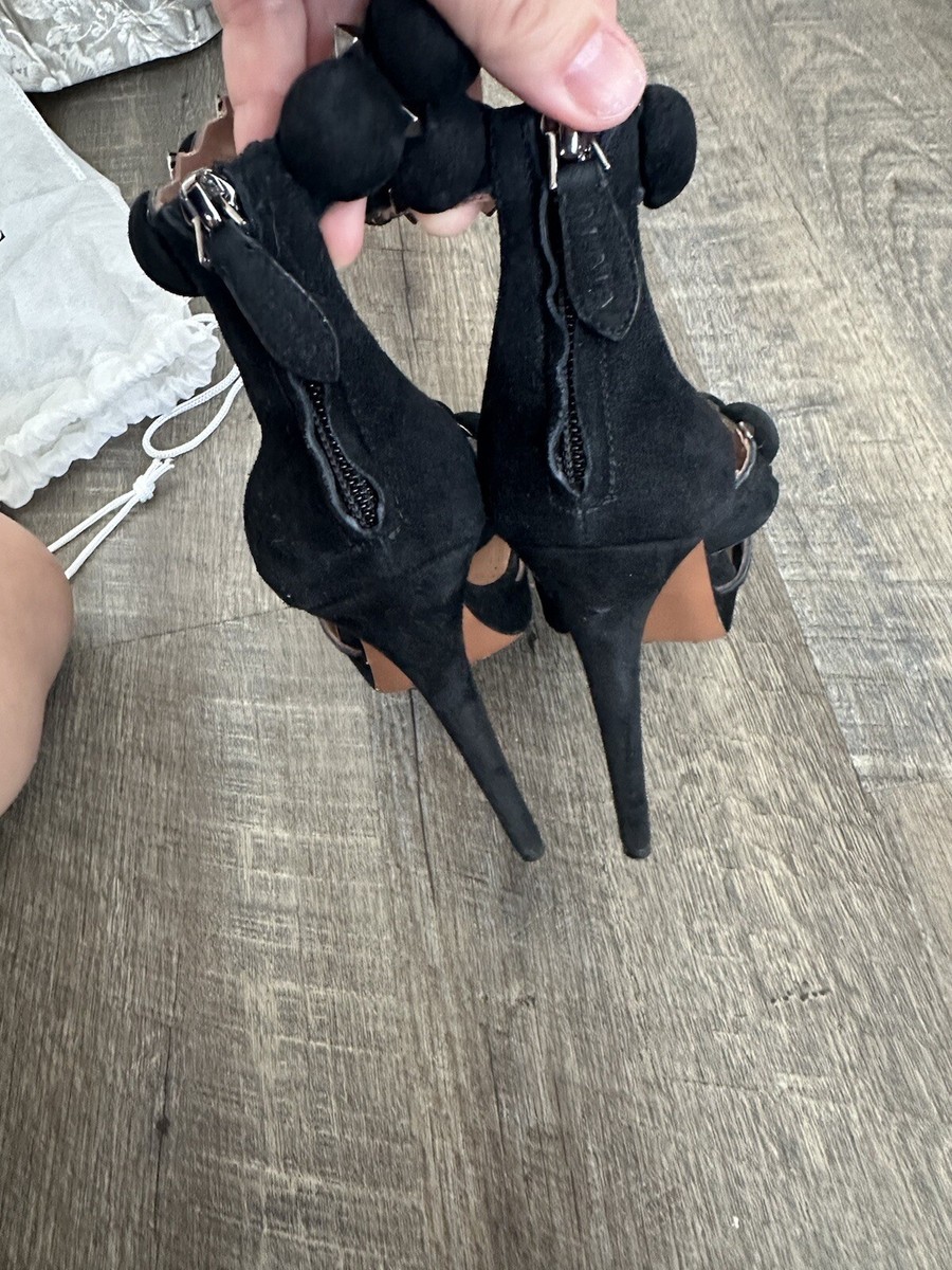 【関税込み】ALAIA ブラック Bombe ヒールサンダル Alaïa | Bombe black sandals | Savannahs