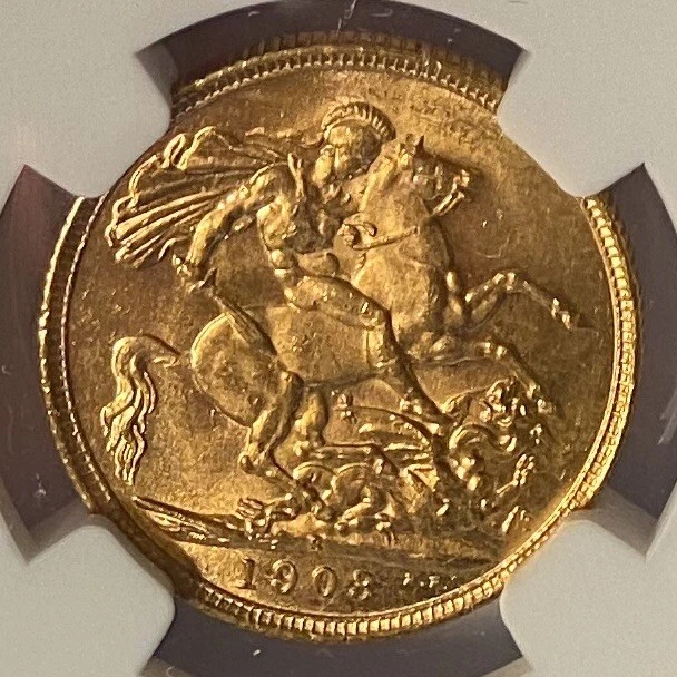 Australia 1903-S Gold Sovereign NGC MS64 — Finest Graded!! - Image 4 of 4