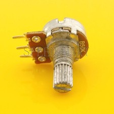 B50K Ohm Linear Taper Rotary Potentiometer Pot 15mm Shaft 3 Pins