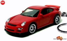 RARE KEYCHAIN RED PORSCHE 911 GT3 CUSTOM Ltd GREAT GIFT For DESK DISPLAY