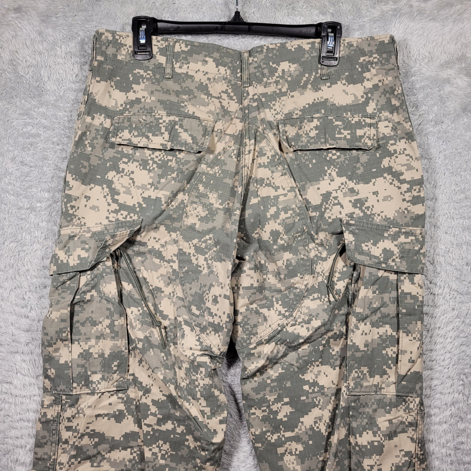 ACU Digital Camo Combat Cargo Pants Ripstop - MEDIUM Regular Military Army #
