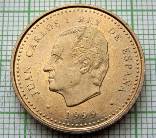 SPAIN Juan Carlos I 1999 100 PESETAS, Year of Older Persons, AUNC - Picture 4 of 4
