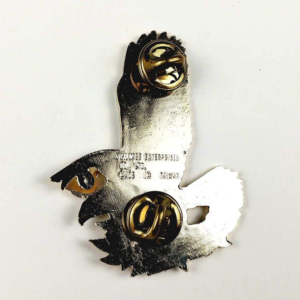 Vintage 1988 Wisconsin Flying Bald Eagle Lions Club Metal Enamel Lapel