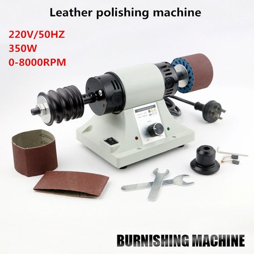 220V Leather Polishing Burnishing Grinding Machine Leather Edge Grinder Polisher - Afbeelding 1 van 5