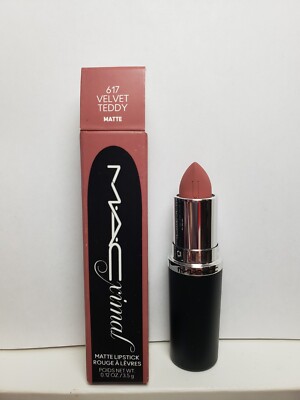 Mac Cosmetics M·A·CXIMAL Matte Lipstick 617 VELVET TEDDY  0.12 Oz