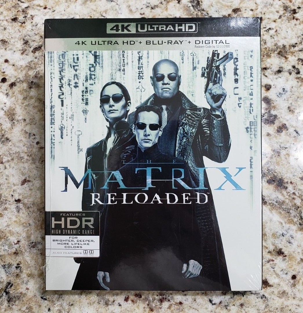 マトリックス 4k ULTRA HD Blu-ray　セット The Matrix 4K+Blu-ray+Slip Cover (New) / The Matrix Reloaded