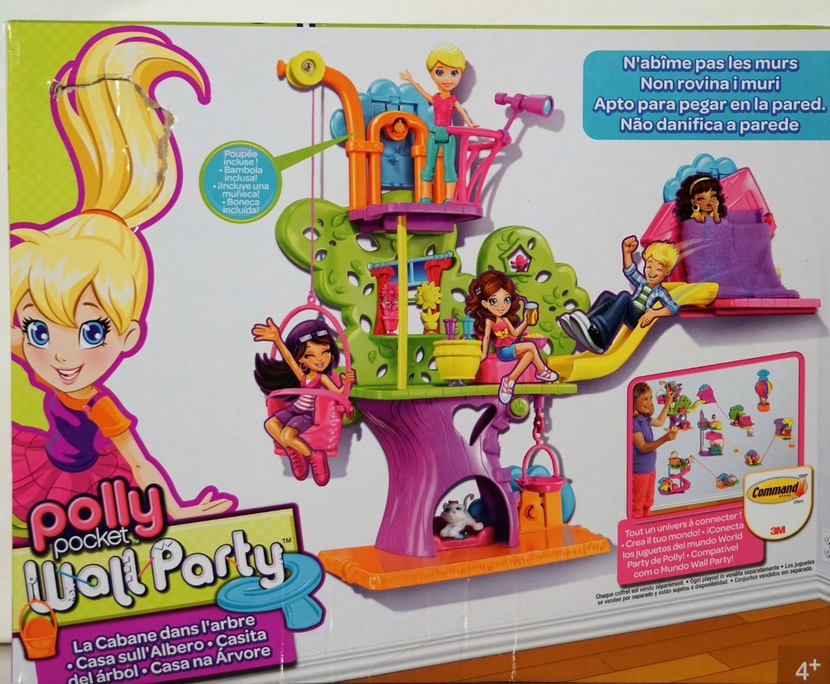 Pocket Mini Casa Del Ã¡rbol Polly Pocket Polly Pocket Set Compacto