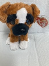 Ty Beanie Boos ❤️ BRUTUS The Boxer Dog 6" PLUSH New MWMT's