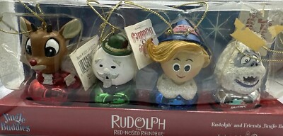 Rudolph the Red Nosed Reindeer Jingle Bells Buddies by Roman Inc Ornaments
