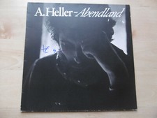 Andre Heller Autogramm signed LP-Cover "Abendland" Vinyl