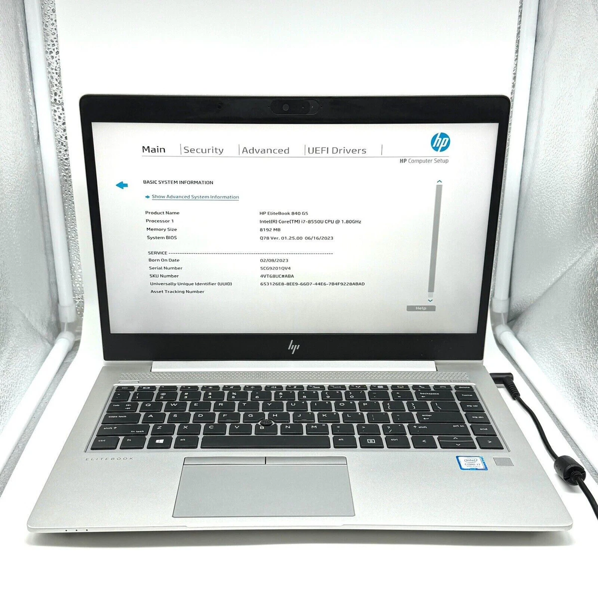 HP Intel Core i7 8th Gen. PC Laptops & Netbooks 14-14.9 in Screen