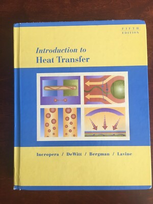 Introduction to Heat Transfer, Fifth Edition