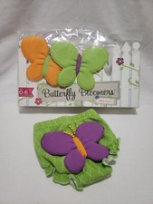 Baby Girl BLOOMERS DIAPER COVER Butterfly Fluttering Bums SET 3 BOXED 0-6M Aspen