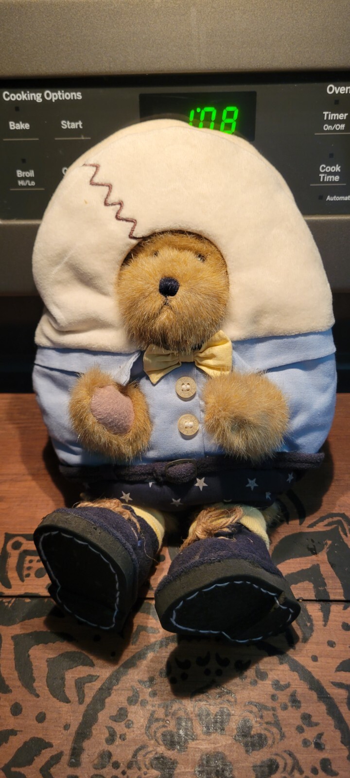 Boyds Bears Collection HUMPTY DUMPTY 1364 12" 19882003 Plush Peeker