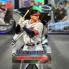 2023 Topps Stadium Club - Triumvirates #T-16 Austin Riley