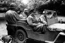 1944 General Dwight Eisenhower D-Day Liberation PHOTO Normandy World War 2, Army