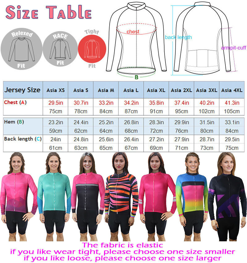 Cycling Jersey Women Long Sleeve Shirt Bike Ride Jacket Breathable