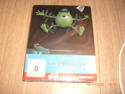 Die Monster Uni Blu-Ray + Blu-Ray 3D Steelbook NEU