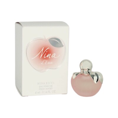 NINA L EAU EAU FRAICHE .14 OZ EAU DE TOILETTE SPLASH MINI NEW WOMENS PERFUME 4ML
